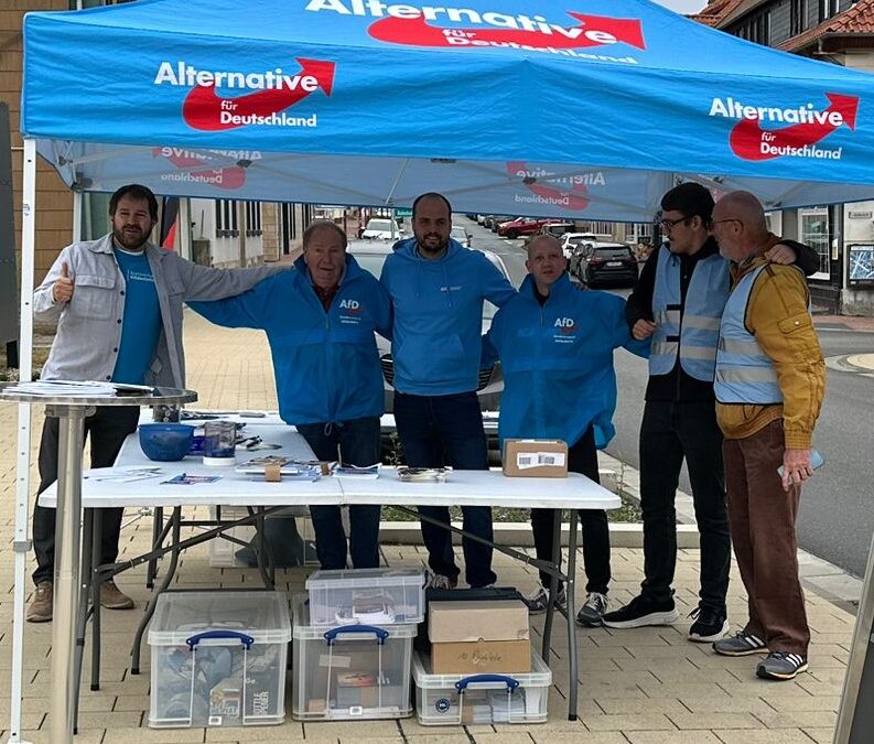 Infostand in Elze: Mindestens 2 neue Mitglieder gewonnen