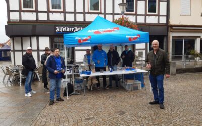 Infostand in Alfeld durchgeführt