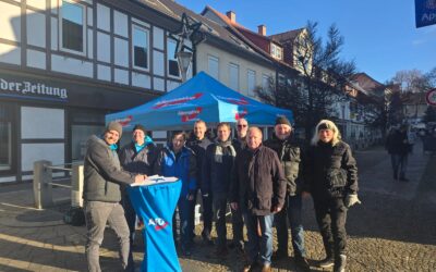 AfD Alfeld mit letztem Infostand in diesem Jahr
