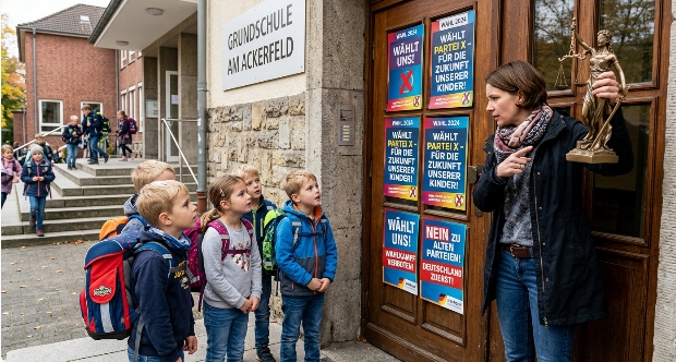 Unzulässige Wahlkampf-Werbung in Bockenemer KITAS und Schulen entdeckt