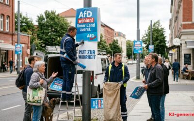 „Aufregung“ um AfD – Wahlkampf – Plakatierung?