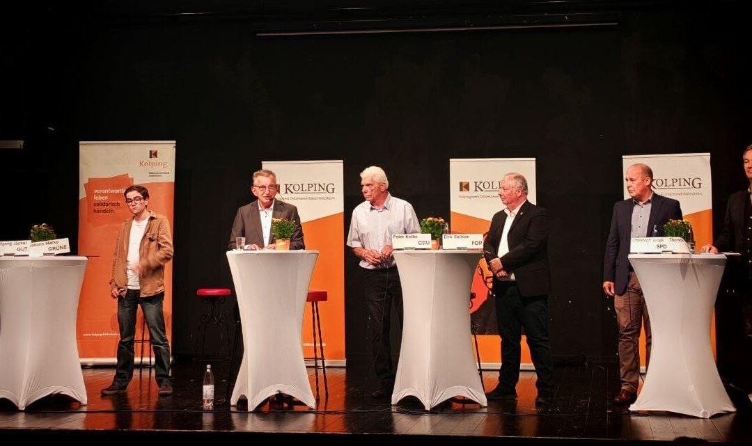Kolpingfamilie lädt zur traditionellen Podiumsdiskussion ein