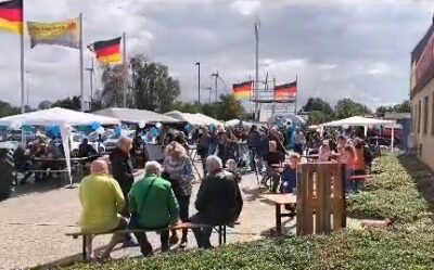 Familienfest des AfD-Bürgermeisterkandidaten Mull in Bockenem